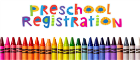  crayons that say preschool registration
